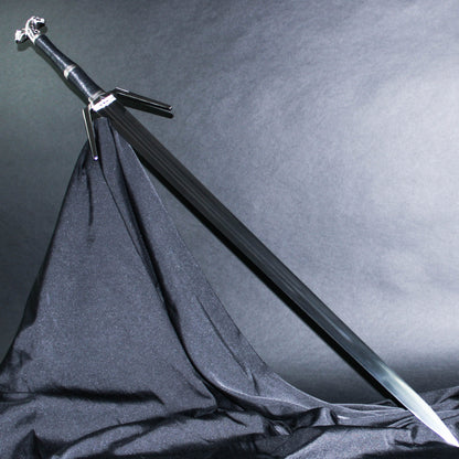 The Witcher Geralt's Silver Sword Steel Replica (Game Version)