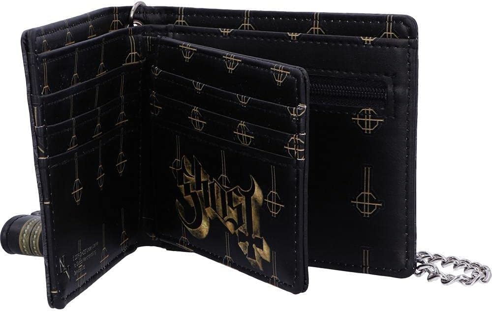 Ghost Rock Band Gold Meliora Chain Wallet