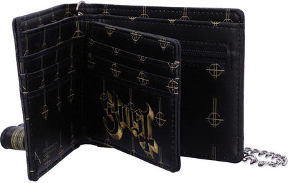Ghost Rock Band Gold Meliora Chain Wallet
