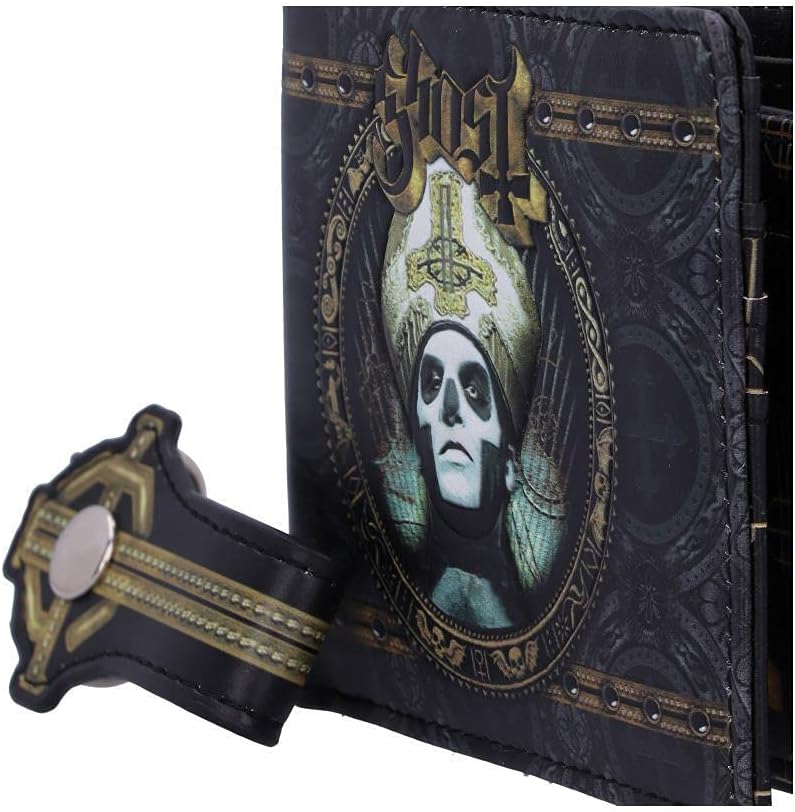 Ghost Rock Band Gold Meliora Chain Wallet