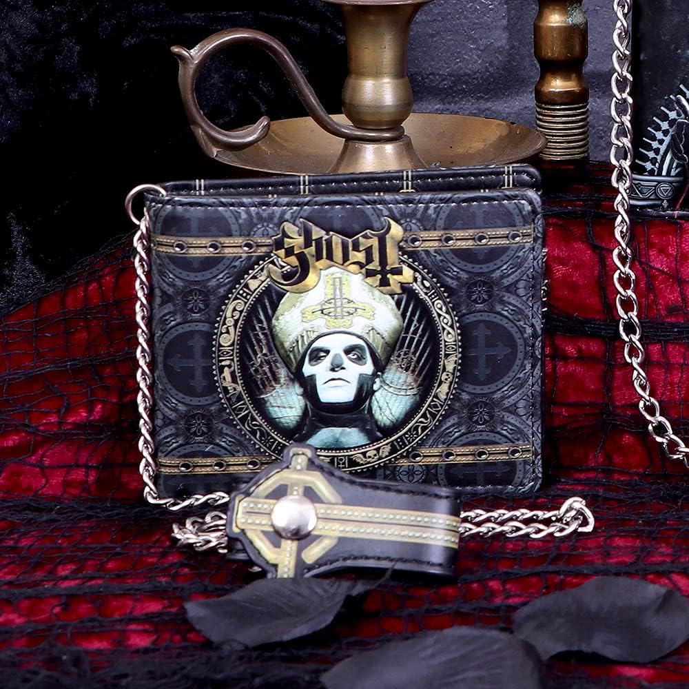 Ghost Rock Band Gold Meliora Chain Wallet