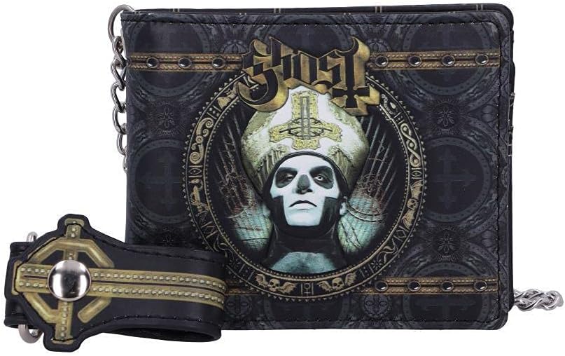 Ghost Rock Band Gold Meliora Chain Wallet