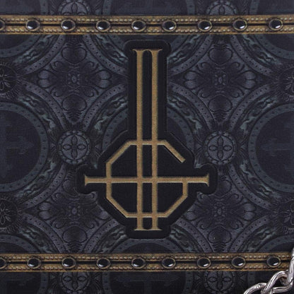 Ghost Rock Band Gold Meliora Chain Wallet