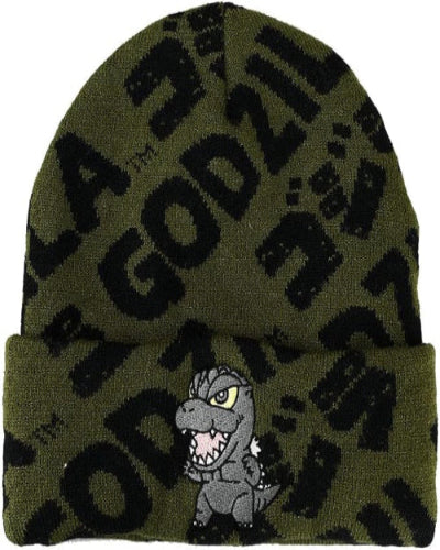 Godzilla Embroidered Beanie Hat