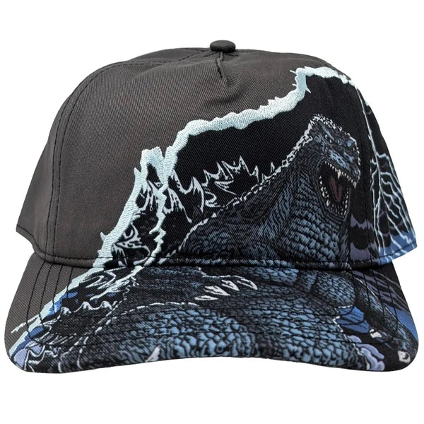 Godzilla Lightning Portrait &amp; Logo Snapback Hat