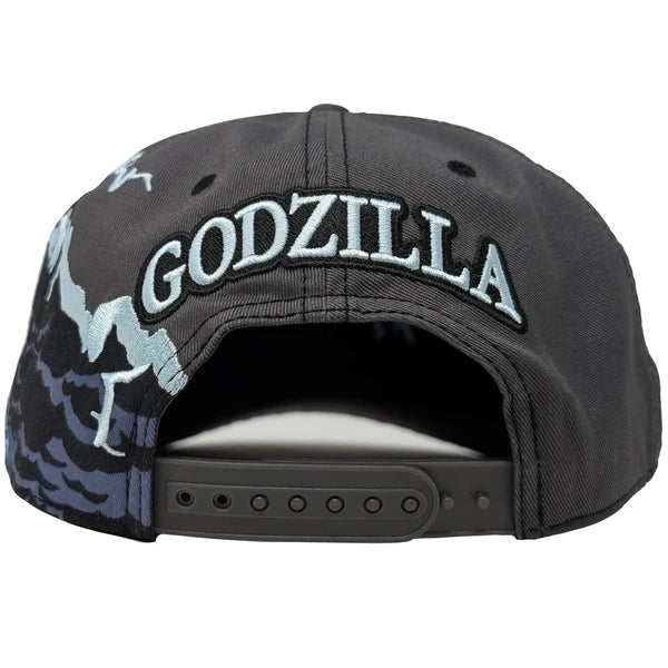 Godzilla Lightning Portrait &amp; Logo Snapback Hat