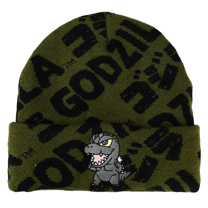 Godzilla Embroidered Beanie Hat