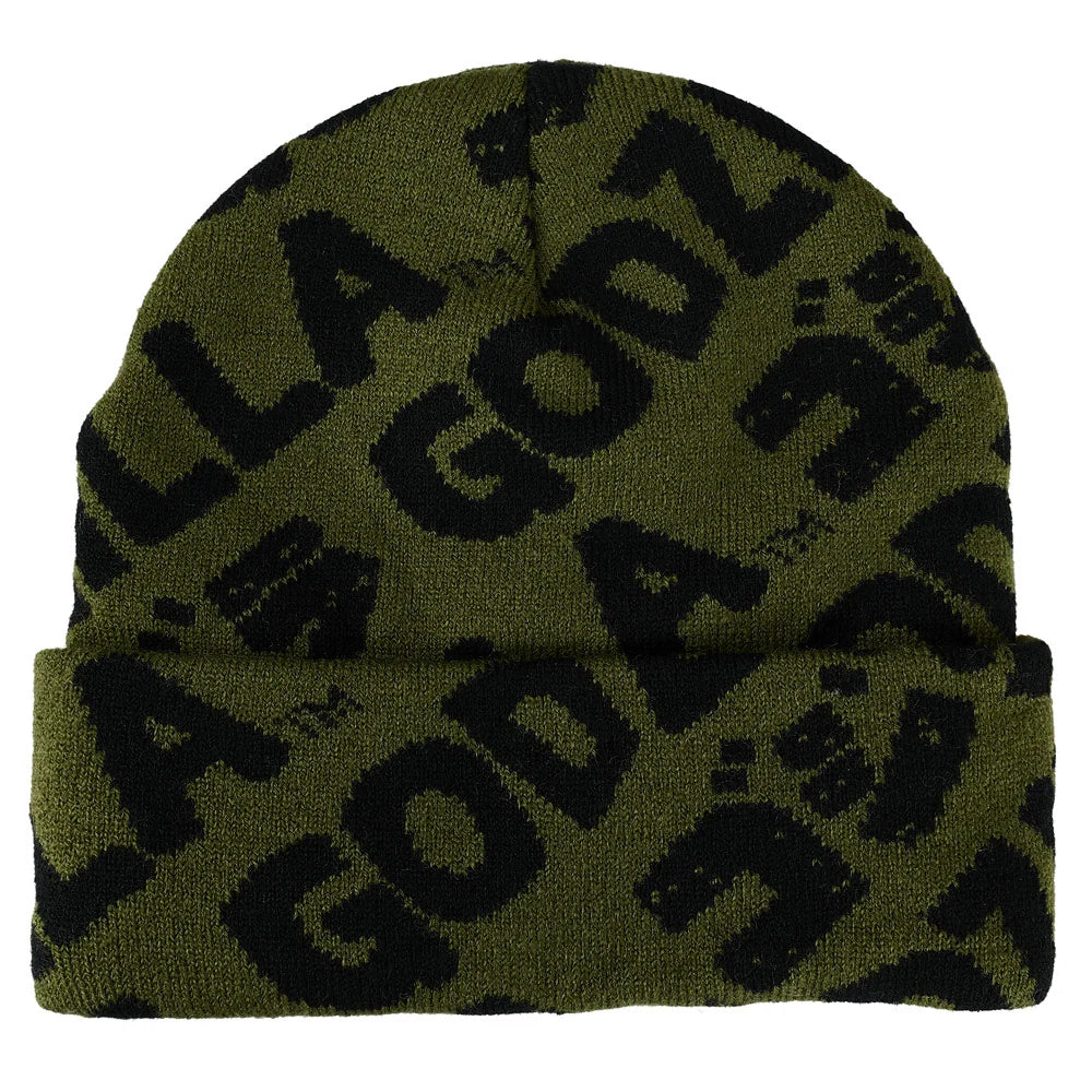 Godzilla Embroidered Beanie Hat