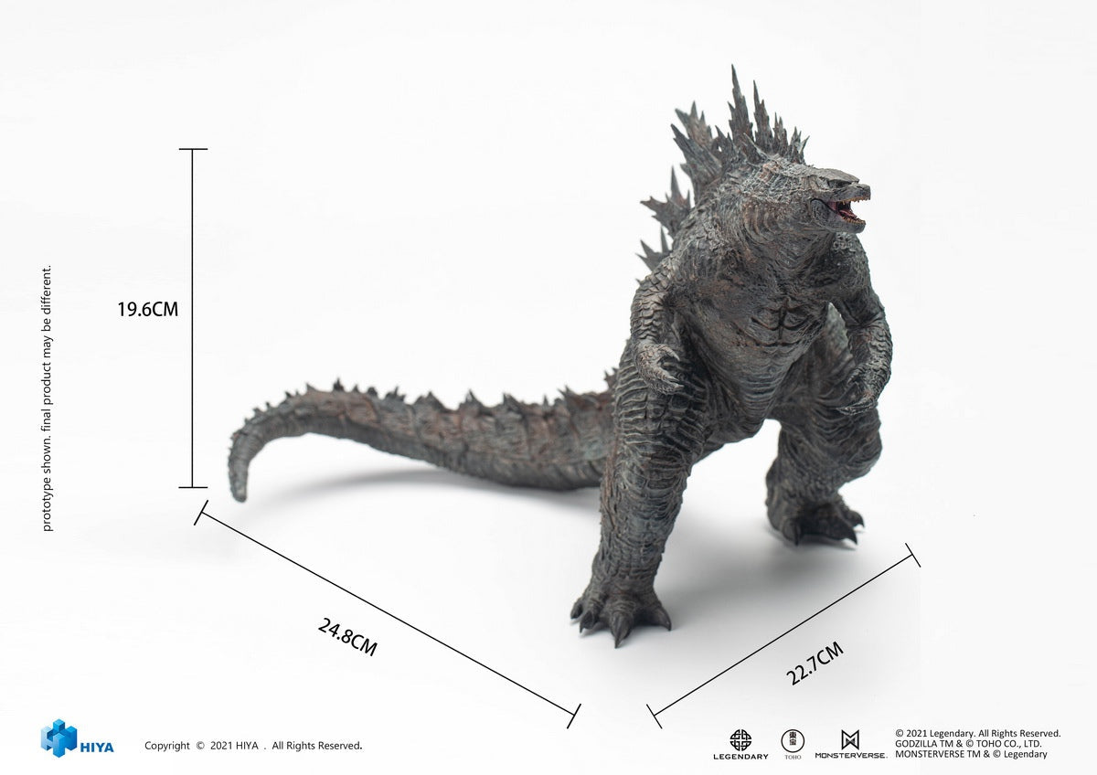 Godzilla vs Kong Godzilla Monsterverse 7 Inch Statue Figure Stylist Exclusive by Hiya Toys