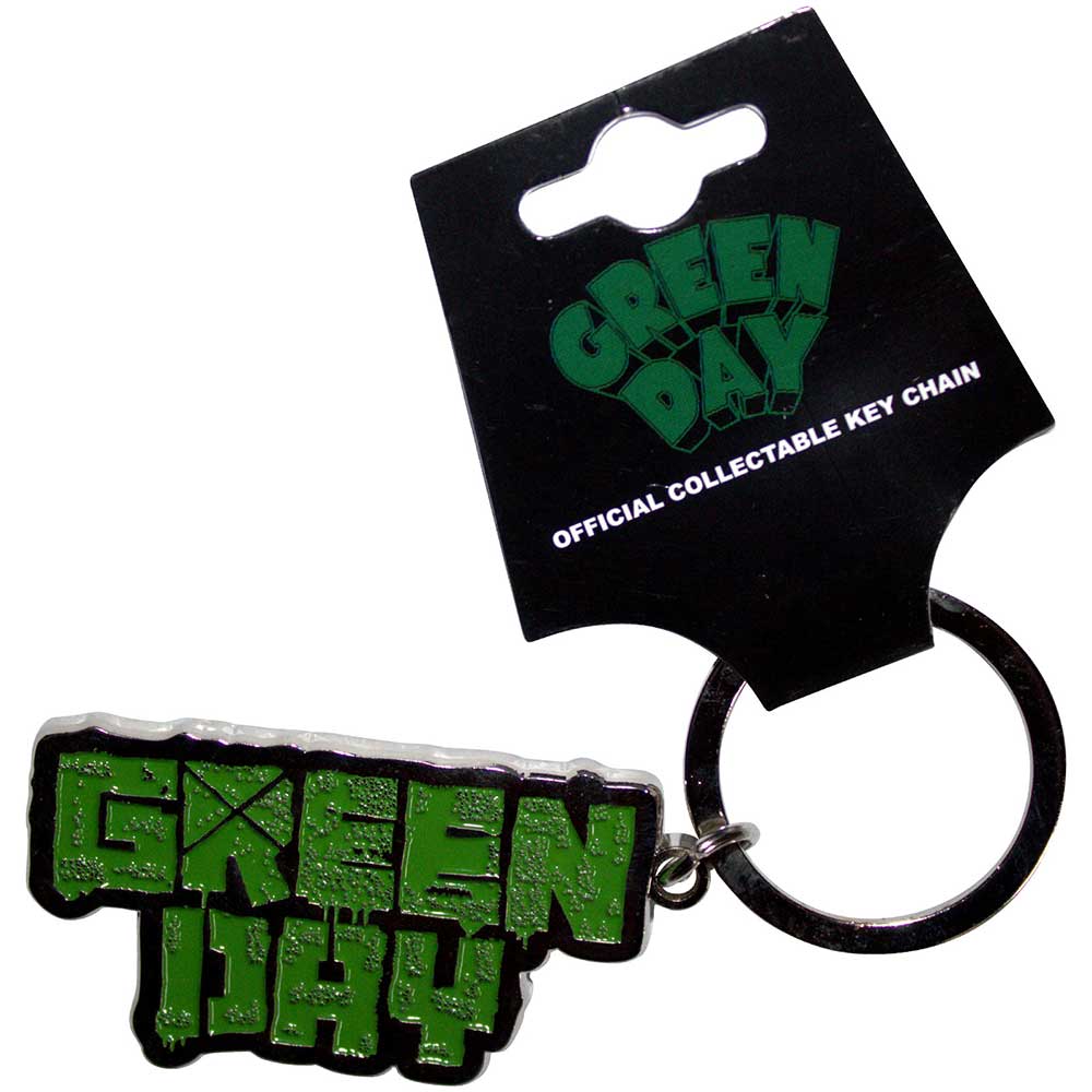 Green Day Band Logo Keychain