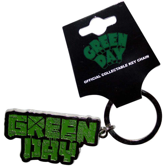 Green Day Band Logo Keychain