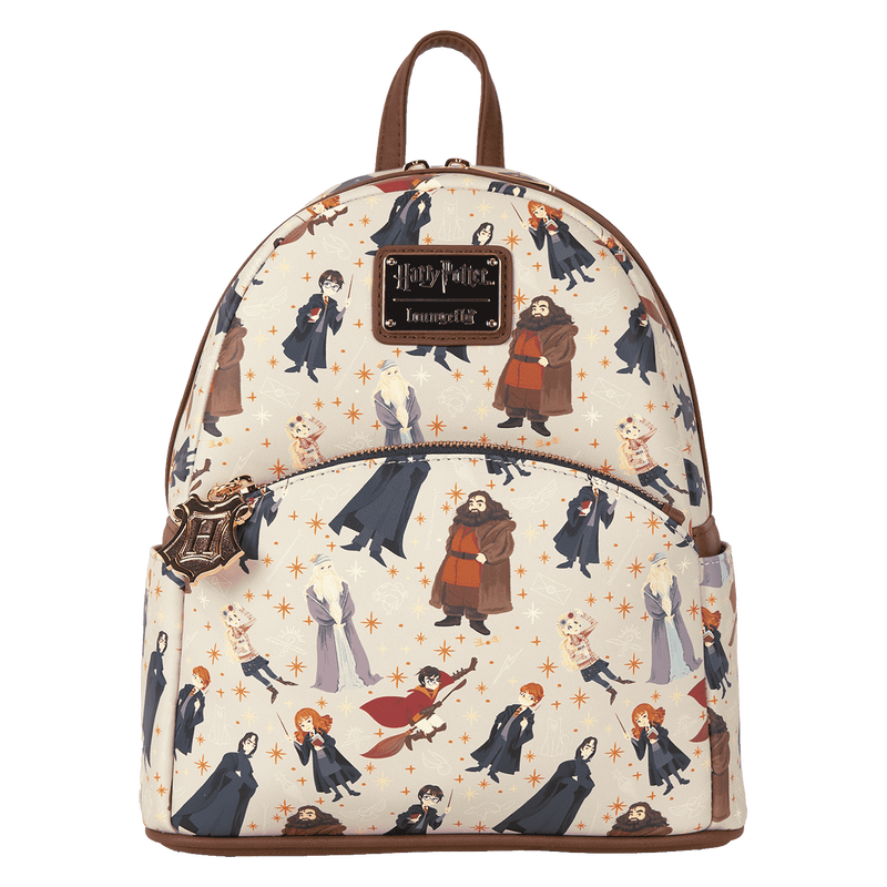 Loungefly Harry Potter Hogwarts All-Over Print Mini Backpack