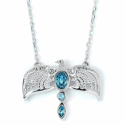 Ravenclaw Diadem (Harry Potter) Crystal Accent Necklace in Sterling Silver