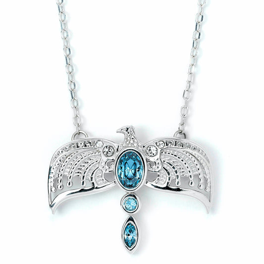 Ravenclaw Diadem (Harry Potter) Crystal Accent Necklace in Sterling Silver