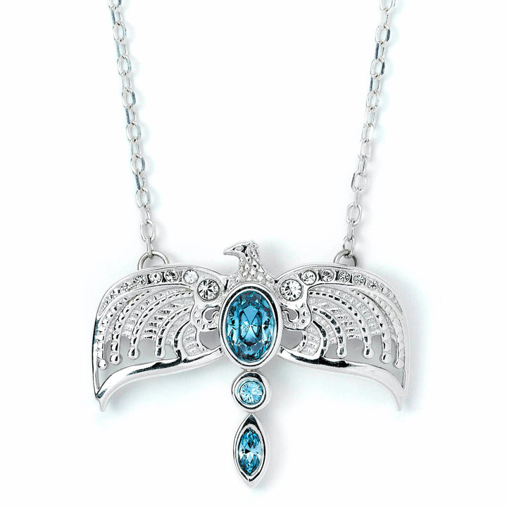 Ravenclaw Diadem (Harry Potter) Crystal Accent Necklace in Sterling Silver