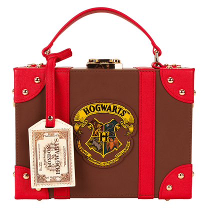 Loungefly Harry Potter Hogwarts Express Luggage Trunk Crossbody Bag