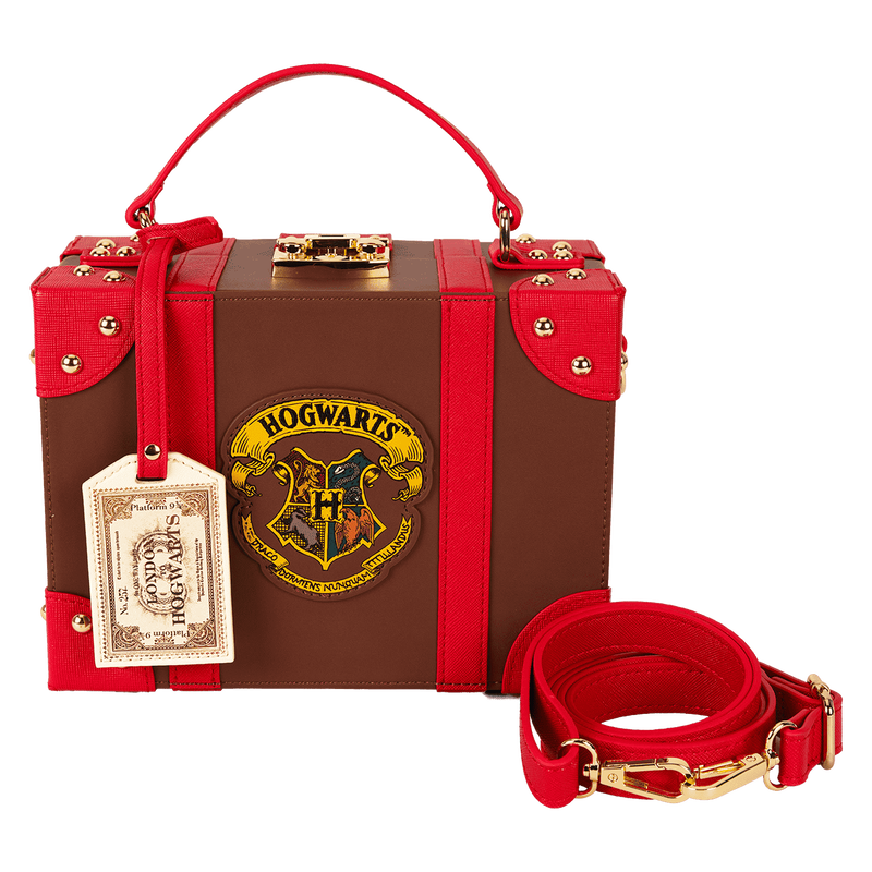 Loungefly Harry Potter Hogwarts Express Luggage Trunk Crossbody Bag