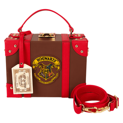 Loungefly Harry Potter Hogwarts Express Luggage Trunk Crossbody Bag