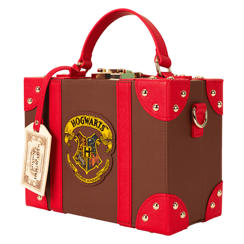 Loungefly Harry Potter Hogwarts Express Luggage Trunk Crossbody Bag