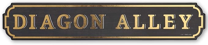 Harry Potter Diagon Alley Sign 16" x 3" Wood Novelty Wall Sign