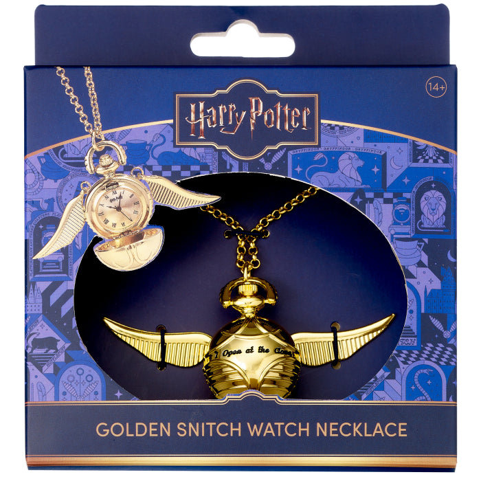 Harry Potter Golden Snitch Locket Watch Necklace