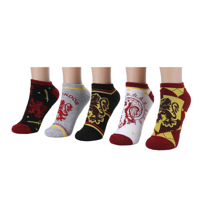 Harry Potter Gryffindor Women's Ankle Socks (Pack of 5)