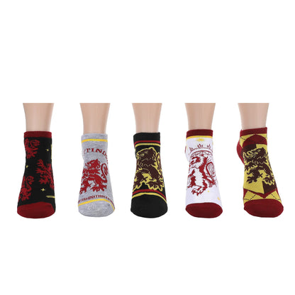 Harry Potter Gryffindor Women's Ankle Socks (Pack of 5)