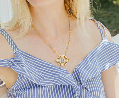 Harry Potter Hermione Granger Time-Turner Pendant Necklace Replica