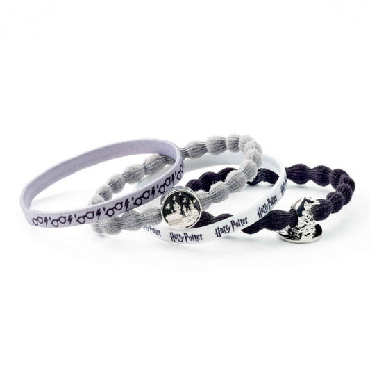 Sorting Hat & Hogwarts Castle Harry Potter Elastic Hair Band Set of 4