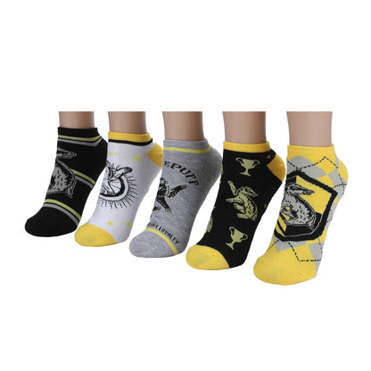 Harry Potter Hufflepuff Women's Ankle Socks (Pack of 5)