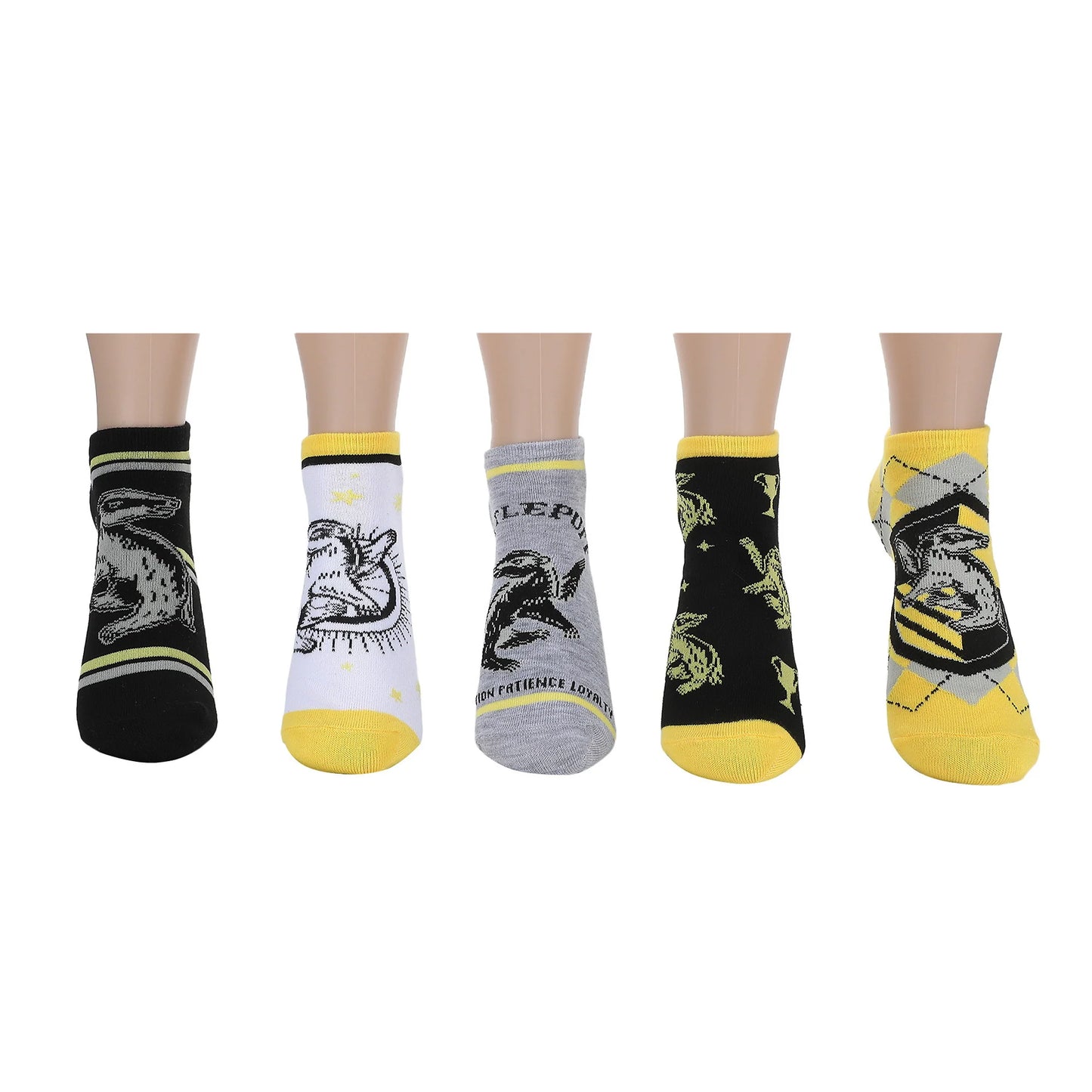 Harry Potter Hufflepuff Women's Ankle Socks (Pack of 5)