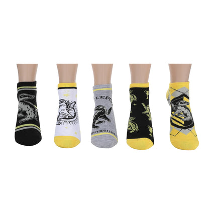 Harry Potter Hufflepuff Women's Ankle Socks (Pack of 5)
