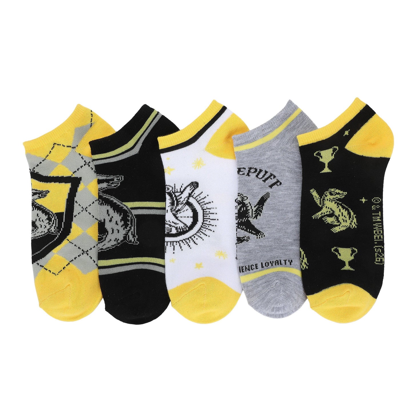 Harry Potter Hufflepuff Women's Ankle Socks (Pack of 5)