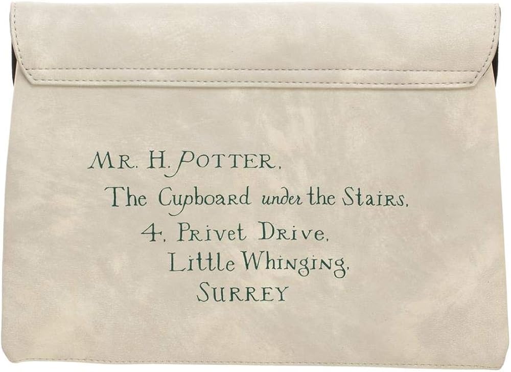 Harry Potter Hogwarts Letter Clutch Crossbody Purse