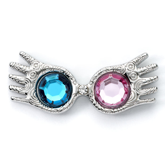 Harry Potter Luna Lovegood Spectrospecs Glasses Silver Pin Badge