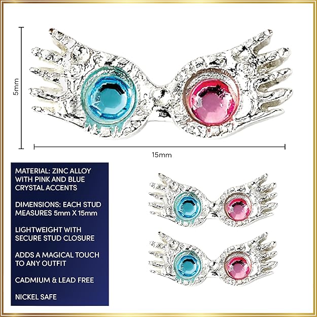 Harry Potter Luna Lovegood Spectrespec Glasses Stud Earrings