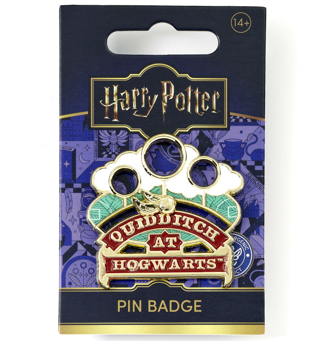 Harry Potter Quidditch Golden Snitch Sliding Pin Badge