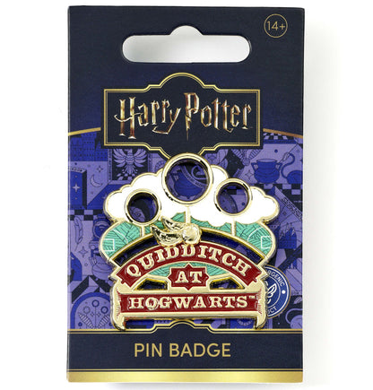 Harry Potter Quidditch Golden Snitch Sliding Pin Badge
