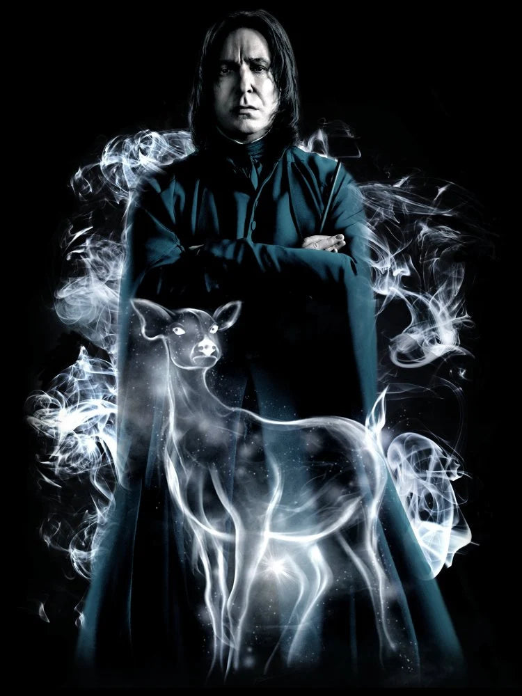 Harry Potter Severus Snape Patronus Unisex Black T-Shirt