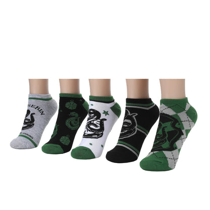 Harry Potter Slytherin Women's Ankle Socks (Pack of 5)