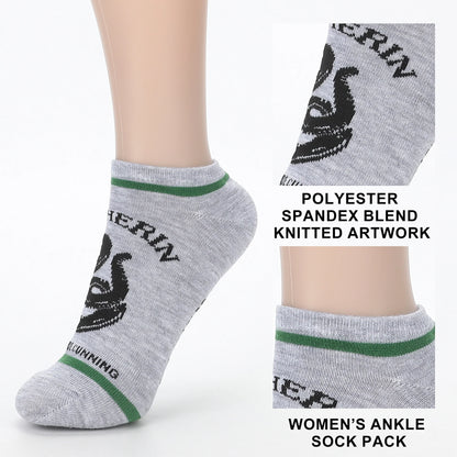 Harry Potter Slytherin Women's Ankle Socks (Pack of 5)