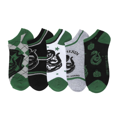 Harry Potter Slytherin Women's Ankle Socks (Pack of 5)