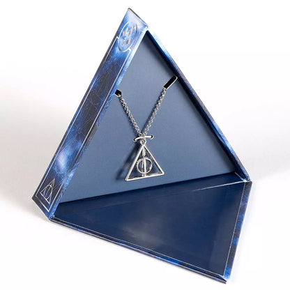 Harry Potter Deathly Hallows Spinning Necklace Gift Box