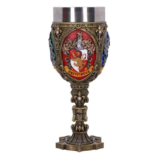 Harry Potter Hogwarts Four Houses Sculpted Resin Goblet