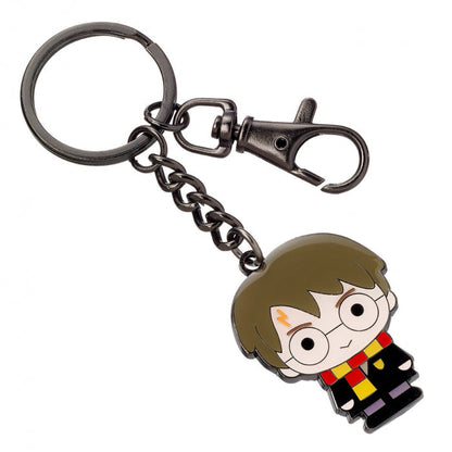 Harry Potter in Gryffindor Scarf Chibi Enamel Keychain