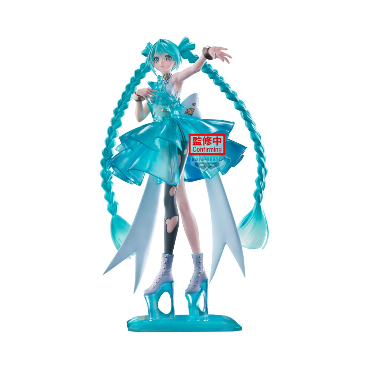 Hatsune Miku Emerald Gem Evolve Clearluxe Banpresto Figure