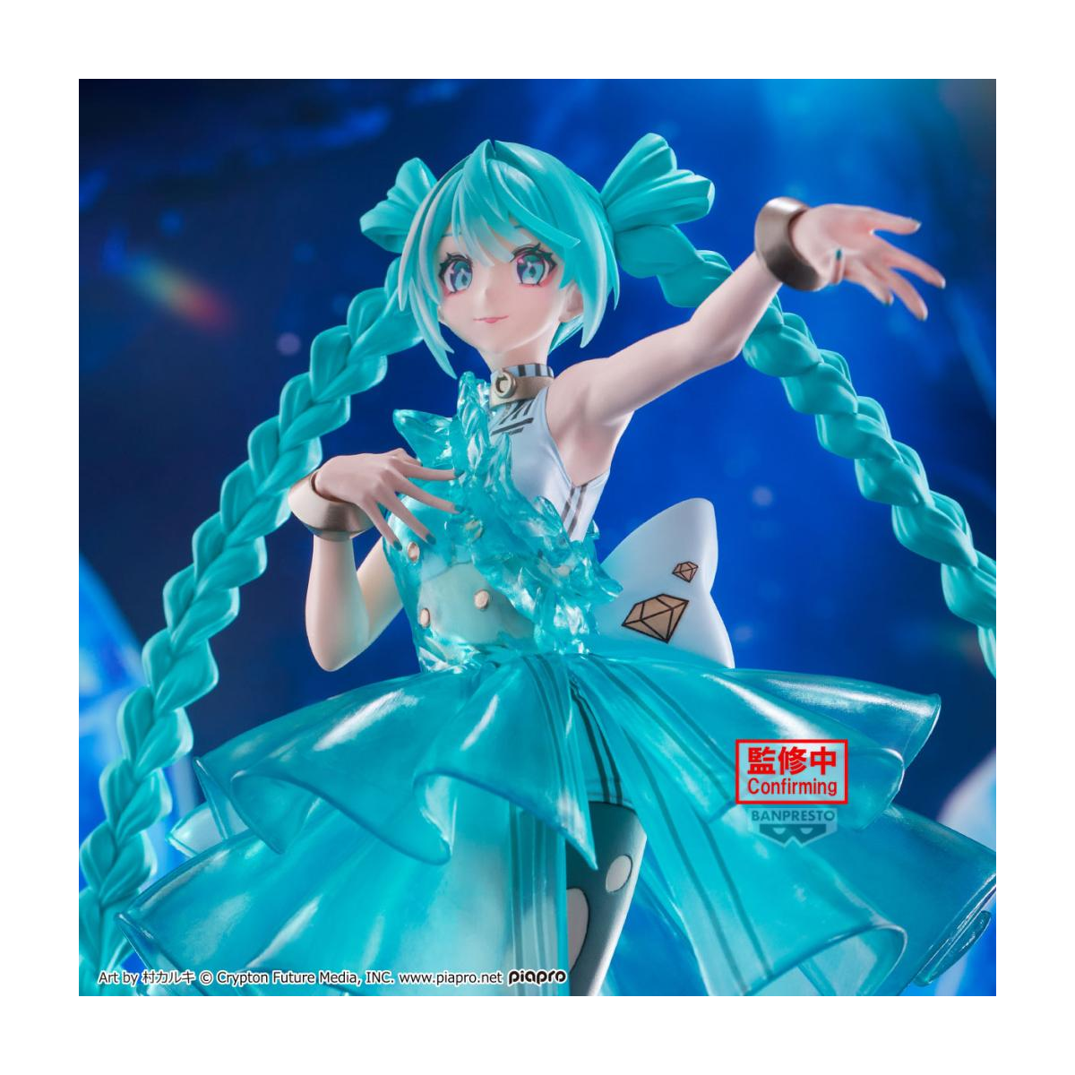 Hatsune Miku Emerald Gem Evolve Clearluxe Banpresto Figure