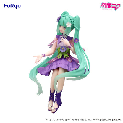 Hatsune Miku Noodle Stopper Figure - Flower Fairy Cosmos Purple Color Ver.