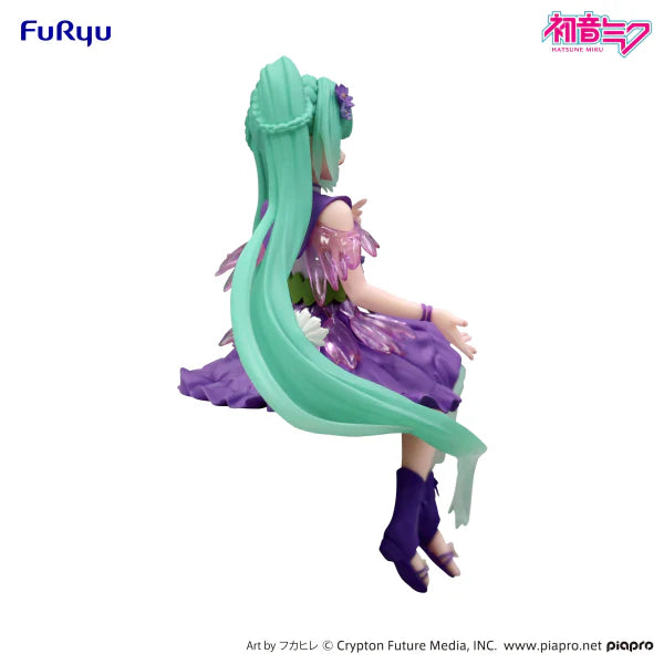 Hatsune Miku Noodle Stopper Figure - Flower Fairy Cosmos Purple Color Ver.