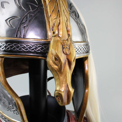 Helm Of Eomer (Lord of the Rings) Full-Scale Prop Replica with Display Stand